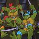 The Teenage Mutant Ninja Turtles.